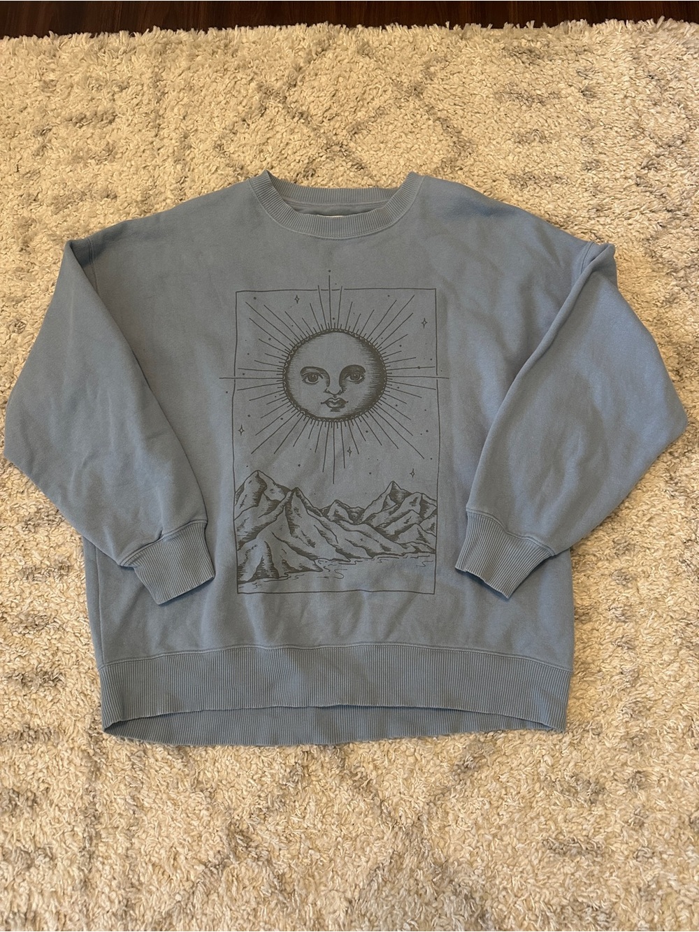 American Eagle Oversized Graphic Crewneck